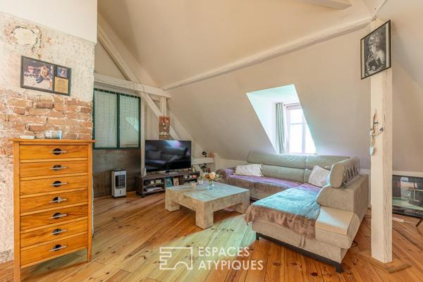 Appartement sous combles avec terrasse quartier Sablon