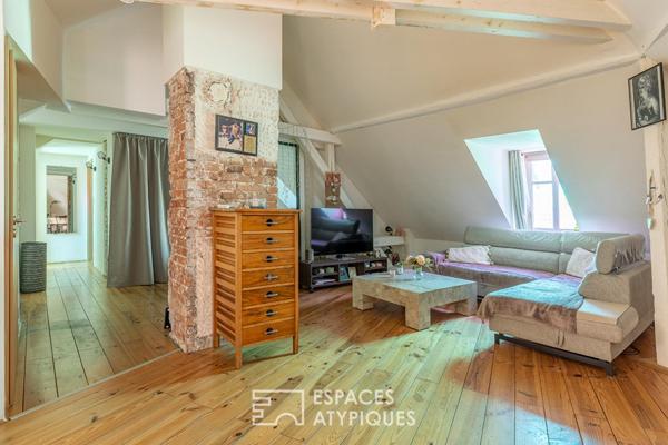 Appartement sous combles avec terrasse quartier Sablon