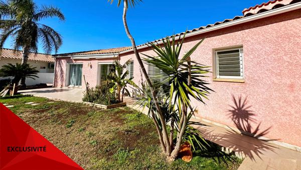 A vendre -Perpignan - Parc Ducup-Mas Bedos- Villa 4 faces - Plain pied- Piscine - Jardin