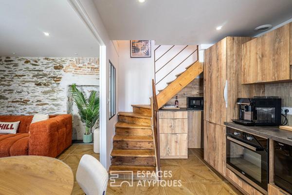 Maison de charme typique dans les ruelles de Pornic