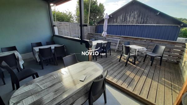Murs et fonds d'un restaurant et hébergements touristiques