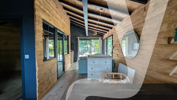 Propriété d'exception Lège-Cap-Ferret avec lodge indépendant et piscine chauffée - 33950 Lège-Cap-Ferret - Réf 87133418