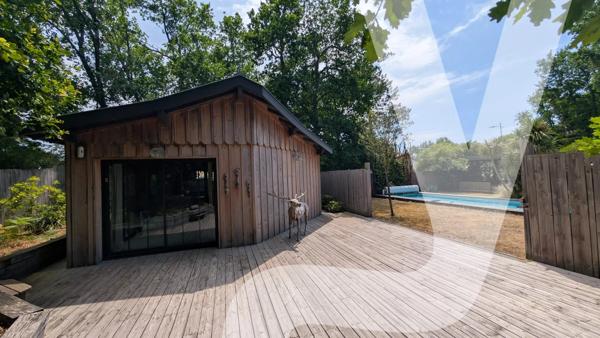 Propriété d'exception Lège-Cap-Ferret avec lodge indépendant et piscine chauffée - 33950 Lège-Cap-Ferret - Réf 87133418