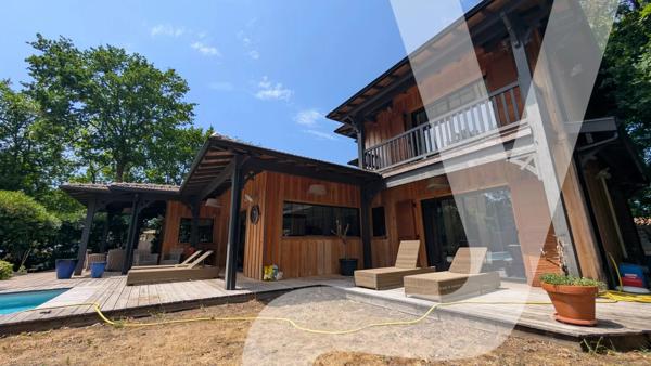 Propriété d'exception Lège-Cap-Ferret avec lodge indépendant et piscine chauffée - 33950 Lège-Cap-Ferret - Réf 87133418