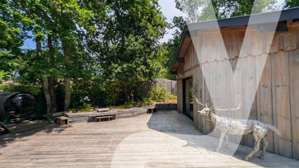 Propriété d'exception Lège-Cap-Ferret avec lodge indépendant et piscine chauffée - 33950 Lège-Cap-Ferret - Réf 87133418