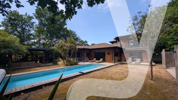 Propriété d'exception Lège-Cap-Ferret avec lodge indépendant et piscine chauffée - 33950 Lège-Cap-Ferret - Réf 87133418