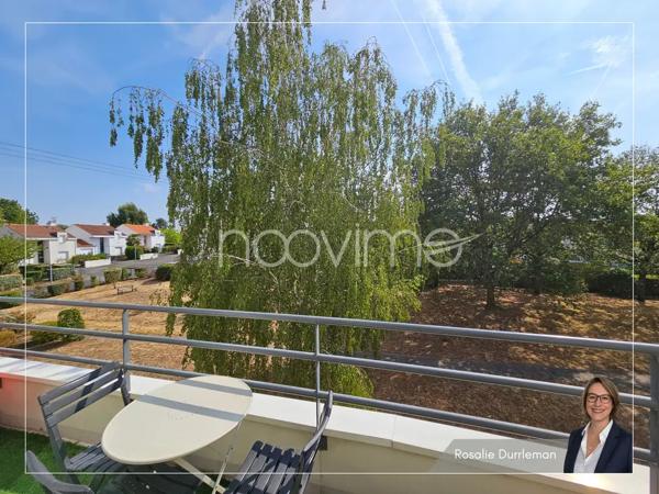 Appartement T2 avec balcon, ascenseur et 2 stationnements