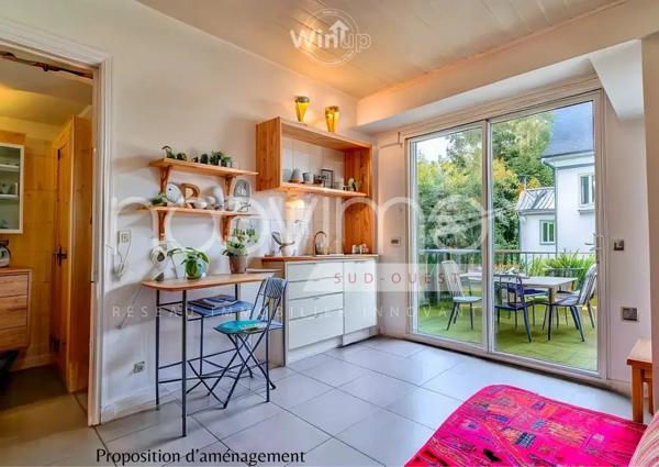 Studio + terrasse centre ville de PAU