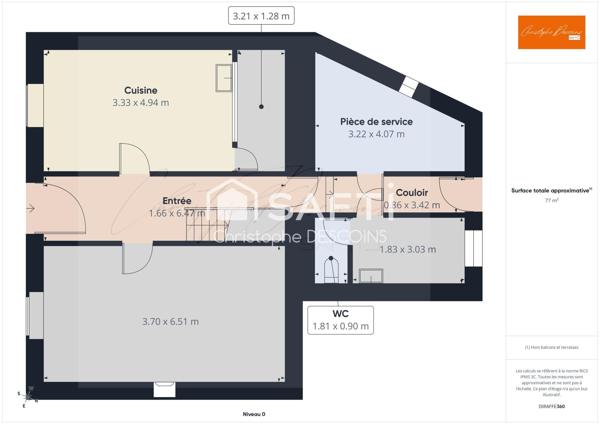 Maison de ville 115 m² – Martigné-sur-Mayenne