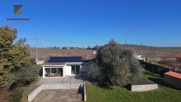 Maison contemporaine à Faleyras – 133 m² habitables sur un grand terrain divisible