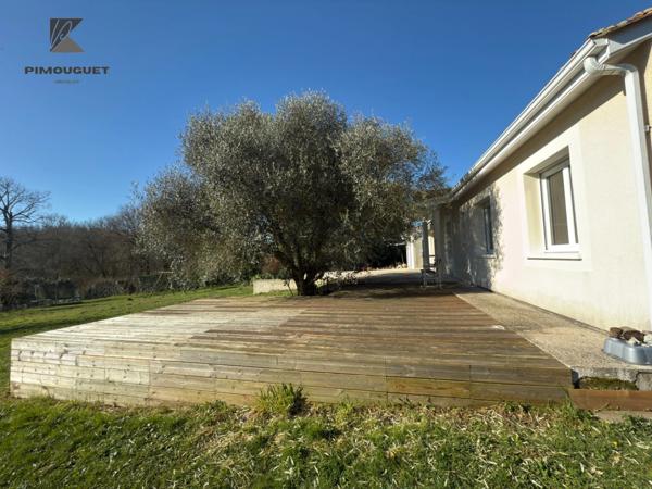 Maison contemporaine à Faleyras – 133 m² habitables sur un grand terrain divisible