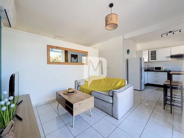 Dpt GUYANE, à louer RÉMIRE-MONTJOLY appartement T2 meublé de 38 m²