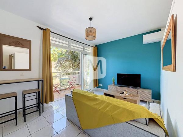 Dpt GUYANE, à louer RÉMIRE-MONTJOLY appartement T2 meublé de 38 m²