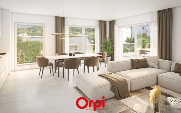 Appartement à vendre    2 pièces • 44,49 m2 Longlaville