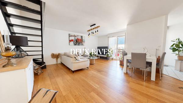 Nantes SUD , Magnifique T4 duplex en dernier étage avec garage