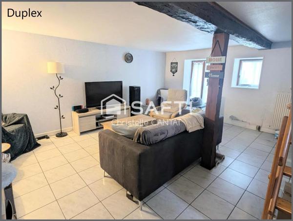 Maison composée de 3 appartements. Un duplex, 2F3.