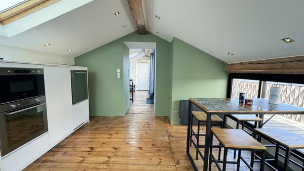 Saint-Étienne (42000) Appartement duplex de 117m2 habitables avec une très belle terrasse sur toit