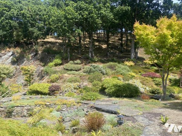 Véranda ouverte sur un magnifique jardin en coteau de plus de 5000m²/ rénovation de qualité