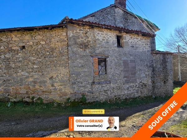 MAISON + GRANGE A RENOVER AVEC JARDIN - PROCHE NANTIAT