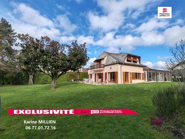 SAINT LUBIN DES JONCHERETS 28350 Maison individuelle sur sous-sol total + studio aménagé - 1 étage - 4 chambres - Terrain - 270 000  HAI