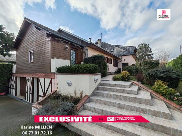 SAINT LUBIN DES JONCHERETS 28350 Maison individuelle sur sous-sol total + studio aménagé - 1 étage - 4 chambres - Terrain - 270 000  HAI