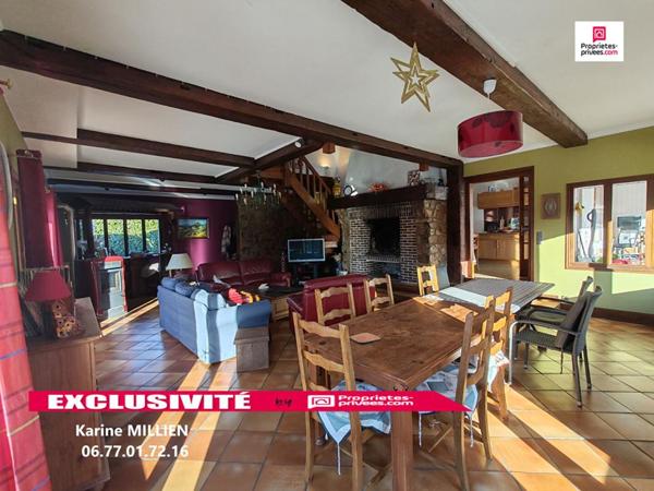 SAINT LUBIN DES JONCHERETS 28350 Maison individuelle sur sous-sol total + studio aménagé - 1 étage - 4 chambres - Terrain - 270 000  HAI