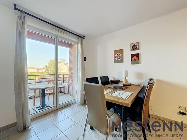 CAZÈRES BEL APPARTEMENT T3 AVEC BALCON, PARKING ET PISCINE
