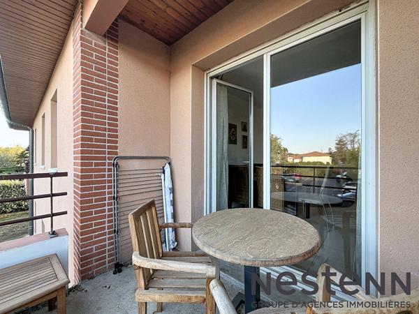 CAZÈRES BEL APPARTEMENT T3 AVEC BALCON, PARKING ET PISCINE