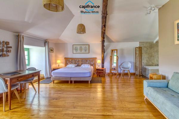 Propriete à vendre 12 pièces, 420m2 + 100m2 habitables sur 18ha de terrain