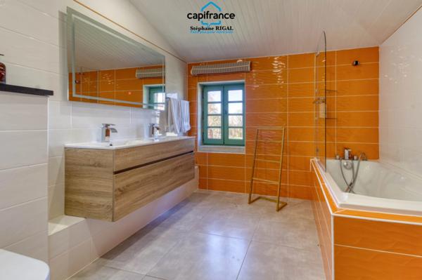 Propriete à vendre 12 pièces, 420m2 + 100m2 habitables sur 18ha de terrain