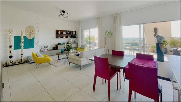 Appartement à vendre 4 pièces DIVONNE LES BAINS (01) – Résidence Le Stallion Élégance, terrasse panoramique et vue Mont Blanc