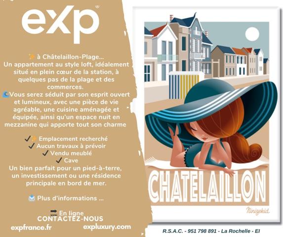CHÂTELAILLON-PLAGE – OPPORTUNITÉ À 2 PAS DE L’OCÉAN