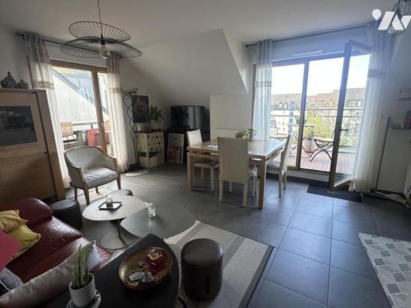 Saint Malo - Gare - Appartement T3 avec terrasse au dernier étage