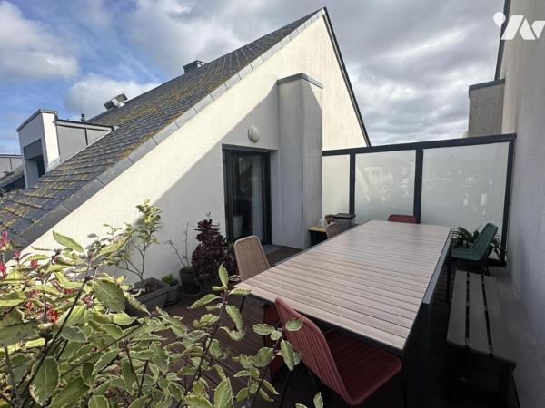 Saint Malo - Gare - Appartement T3 avec terrasse au dernier étage