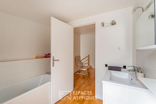 Loft avec jardin en coeur de ville