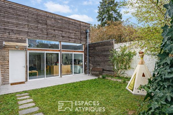 Loft avec jardin en coeur de ville