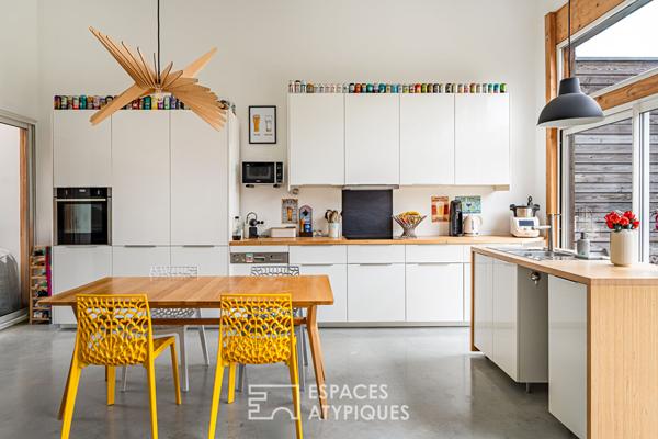 Loft avec jardin en coeur de ville