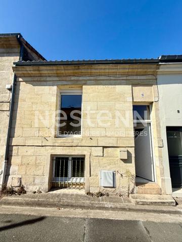 BAS CENON- ECHOPPE avec jardin et tres grande piece de vie