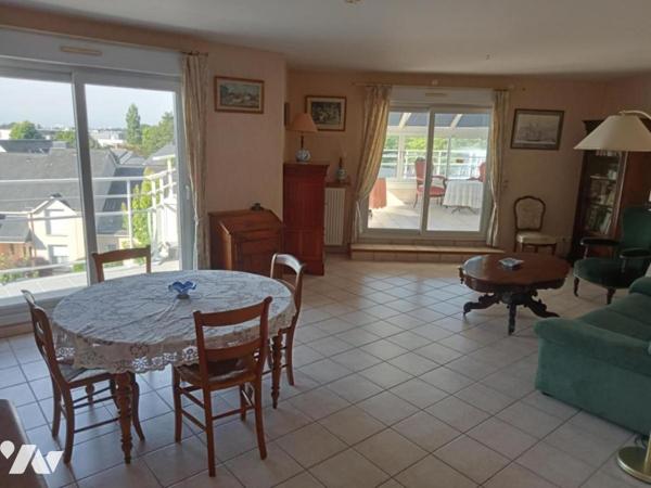 T4 de 84,98m² avec terrasse et véranda de 61m², 3 CH, parking en sous-sol