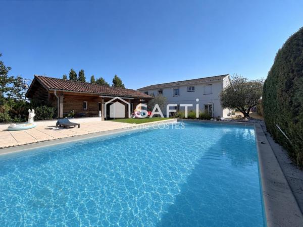 Maison familiale de 170 m2 piscine et pool house