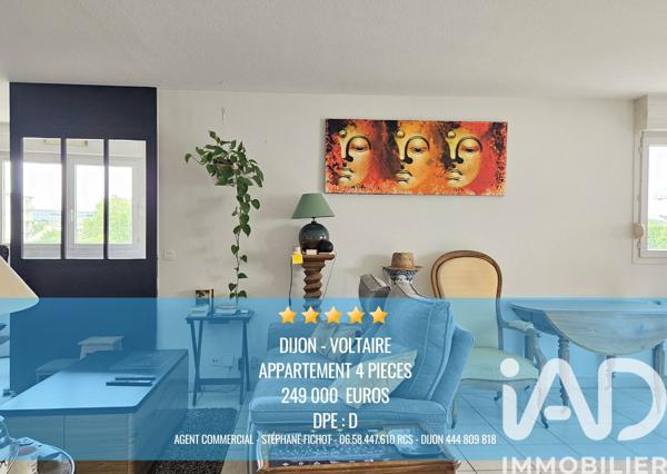 Appartement à vendre 4 pièces 82 m² Dijon