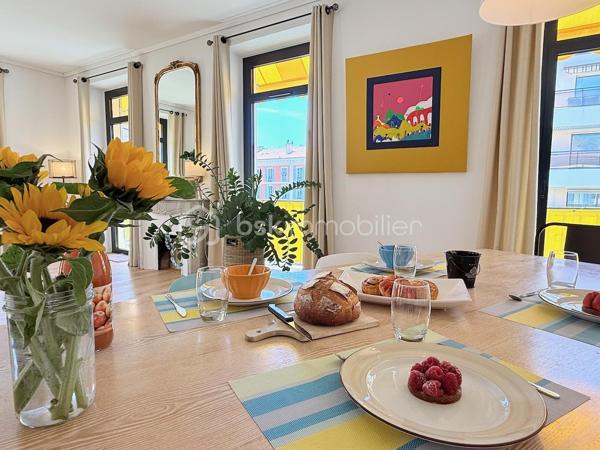 ----- SOUS OFFRE ACCEPTEE ------ 

RARE À NICE CENTRE – Duplex en dernier étage avec ascenseur, balcons et triple exposition

Entre Wilson et la Coulée Verte, découvrez un bien rare offrant une qualité de vie singulière au cœur de Nice.

Situé au dernier étage avec ascenseur d’un immeuble récemment rénové (façade et toiture refaites), ce duplex d’angle développe 139 m² au sol (98m² Carrez) et bénéficie d’une triple exposition qui lui offre une luminosité remarquable du matin jusqu’au soir.

Dès l’entrée, les volumes séduisent : une superbe pièce de vie d’environ 47 m², sublimée par une hauteur sous plafond de 2,82 m et de nombreuses ouvertures en triple vitrage. Cet espace se prolonge naturellement vers deux balcons filants totalisant 14 m², offrant une agréable respiration extérieure et une vue dégagée sur le quartier.

Dans le prolongement de cet espace, une cuisine indépendante entièrement équipée complète harmonieusement le niveau principal, ainsi qu’un WC indépendant dédié à l’espace de réception.


À l’étage, sous les toits, l’espace nuit dévoile une ambiance chaleureuse et intimiste :
– Deux chambres mansardées avec pour chacune d’elle, sa salle d’eau privative
– Une douche avec fonction hammam
– Un second WC indépendant
– Une troisième pièce offrant de multiples possibilités d’aménagement : bureau, chambre d’enfant ou espace sur mesure selon les besoins

Pensé dans les moindres détails, l’appartement a bénéficié d’une rénovation complète avec des prestations de qualité :
• Climatisation intégrale
• Ventilation contrôlée
• Menuiseries aluminium triple vitrage
• Parquet neuf dans tout l’appartement
• Nombreux rangements intégrés
• Aucun travaux à prévoir

Une cave saine de 12 m² complète ce bien.

Un local vélo ainsi qu’un espace permettant le stationnement de deux-roues sont également disponibles dans la copropriété.

Adresse recherchée, à quelques pas de la Coulée Verte, du Vieux-Nice, de la place Masséna, des commerces et des lignes de tramway.

Un bien singulier qui conjugue le confort contemporain, le charme des volumes atypiques et cette sensation rare de vivre dans une maison sur les toits, au cœur de Nice.

Une vente meublée peut être envisagée selon le projet des acquéreurs (hors éléments décoratifs et œuvres murales).

Visite virtuelle 360° disponible.