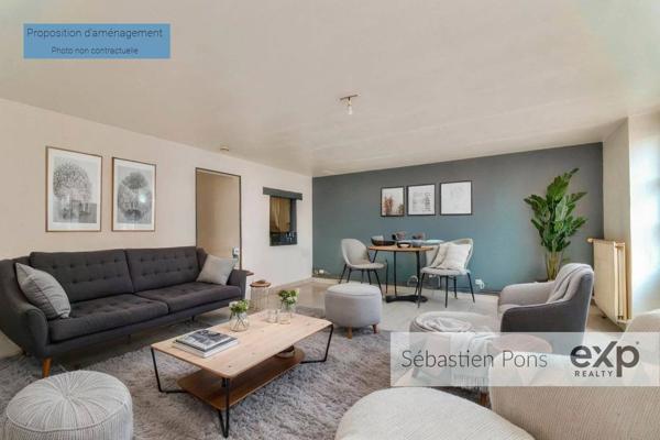 Rare: Appartement 4 pièces centre village, à personnaliser