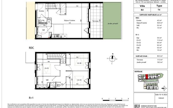 Maison à vendre    4 pièces • 80,50 m2 Lunel