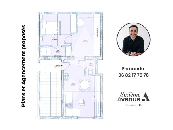 Appartement 2 pièces 42 m2