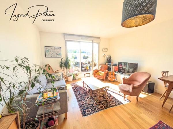 Appartement à vendre 3 pièces - Dernier Etage + Balcon - Triangle d'Or de PANTIN (93)