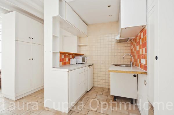 FONTENAY-AUX-ROSES HYPER CENTRE, 15 MIN RER, STUDIO 24,81 M², CAVE, COUR COMMUNE