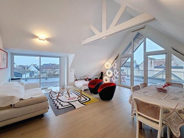LARMOR-PLAGE : Exceptionnel Roof Top avec terrasses vue mer en hypercentre