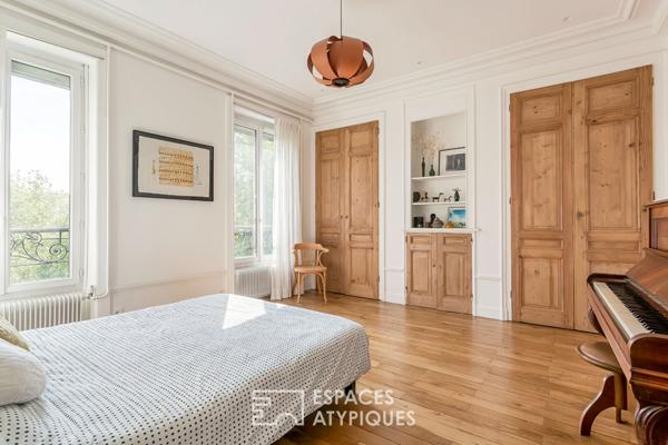 Appartement rénové par un architecte avec vue sur le Rhône