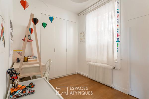 Appartement rénové par un architecte avec vue sur le Rhône